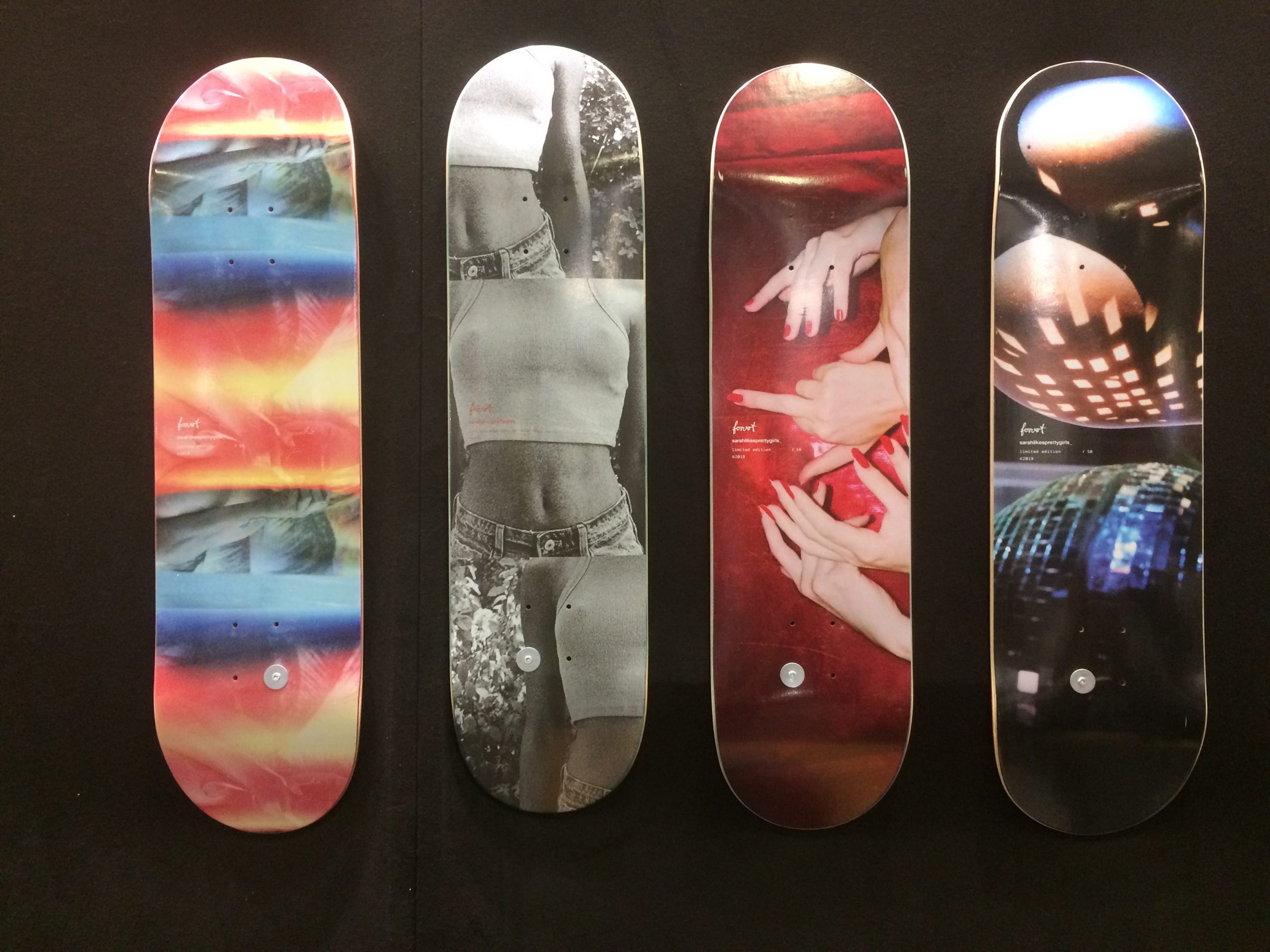 Forvert skateboard collab with Sarah a Berlin based Photogrpher influencer