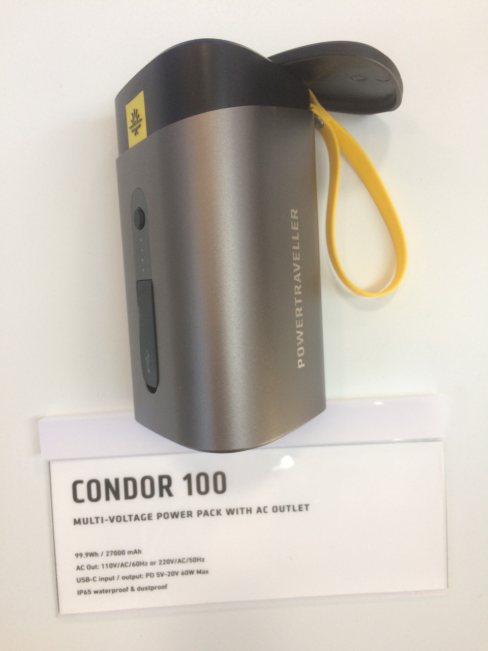 Powertraveller’s Condor 100 multi voltage power pack