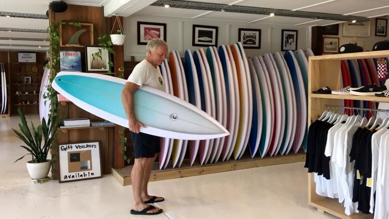 Simon Anderson Surfboards shop