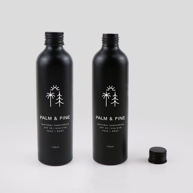 Palm Pine Bottle Mockup