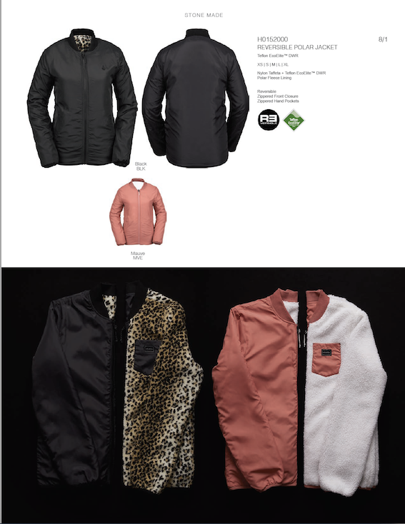 Volcom FW19/20 Women's Outerwear