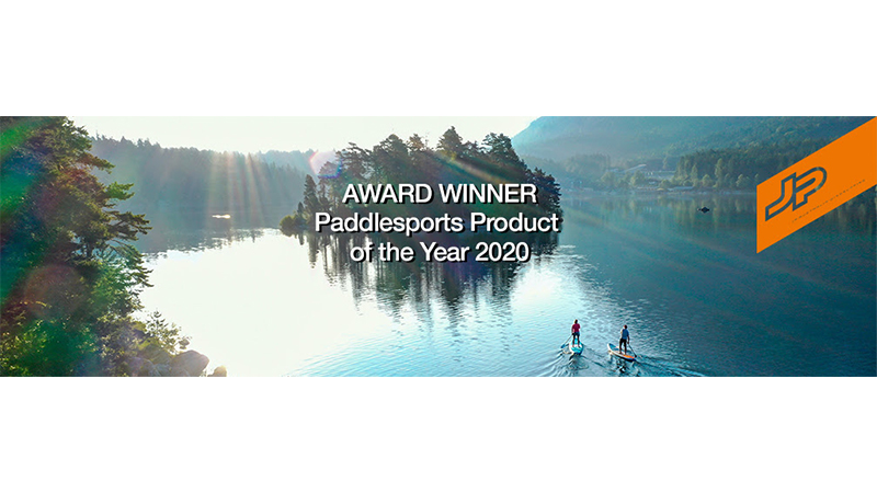 JP SUP Foil Slate PADDLEexpo expo Product Of The Year Award 2019 Welded Seams Stand Up Paddling