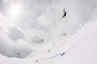 Rene Rinnekangas in Kitzsteinhorn