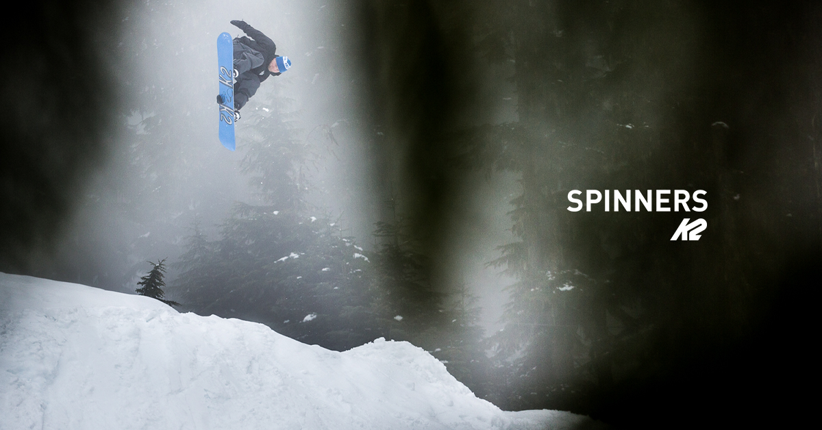 Spinners The Medium Jake Kuzyk K2 Snowboarding Pro Model Snowboard 