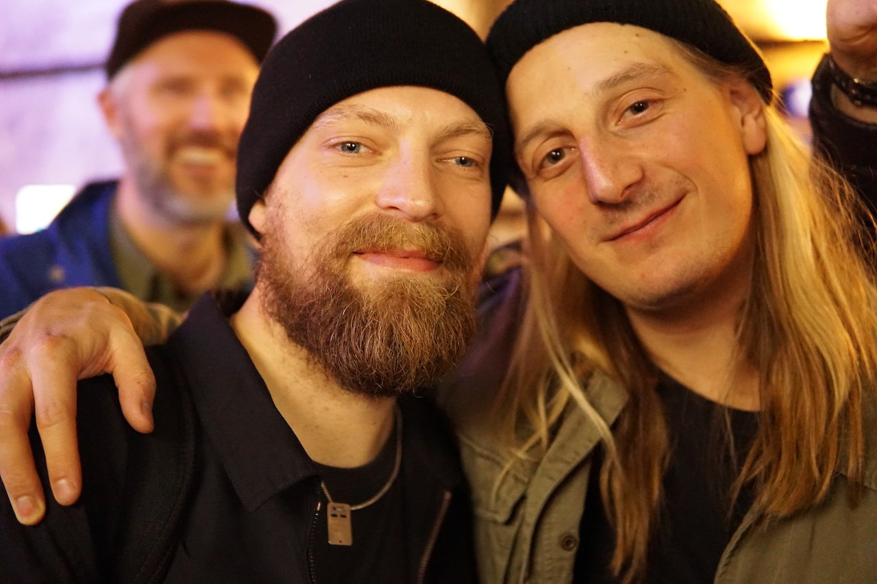 The happy couple. Surfdome’s Tobias Andersson and adidas’ Chris Chatt