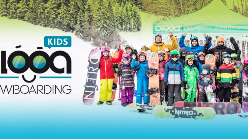 elooa kids snowboarding
