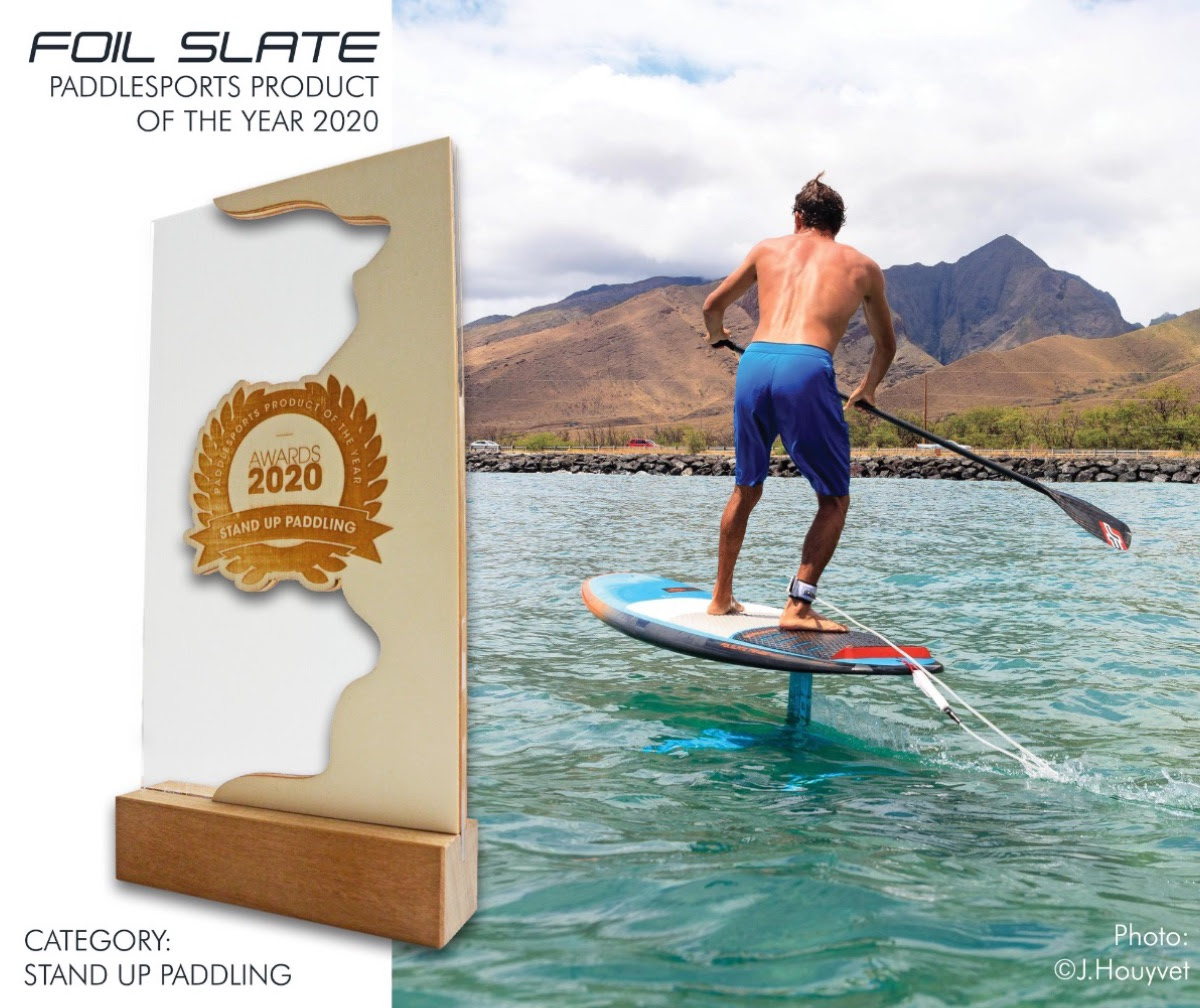JP SUP Foil Slate PADDLEexpo expo Product Of The Year Award 2019 Welded Seams Stand Up Paddling