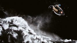 Benny Urban's DIY Snowboard park