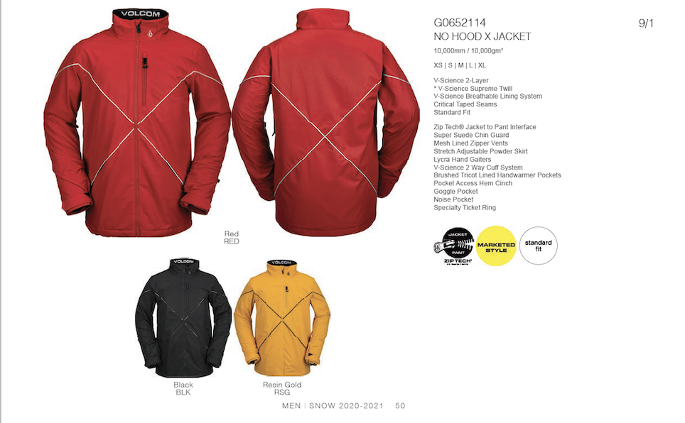 Volcom FW20/21 Men's Outerwear Preview