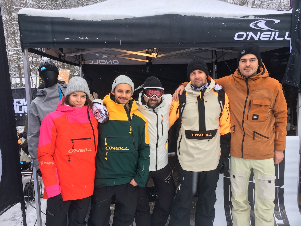 O’Neill team Juli, Julien Andy, Marion and Tyrone.
