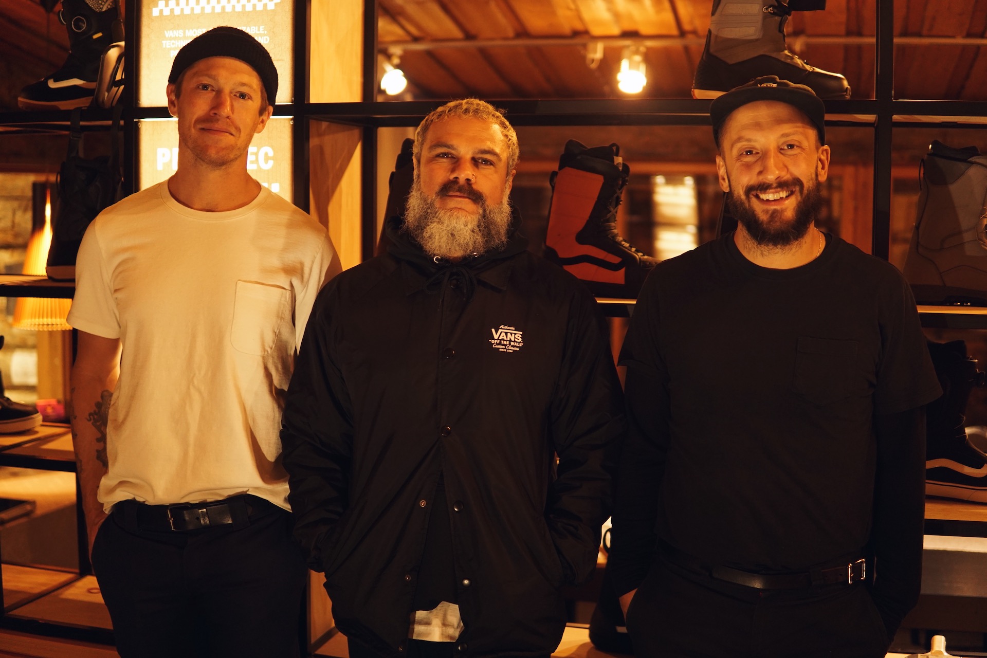 Vans’ Kyle Martin, Matt Patti and Kevin Casillo