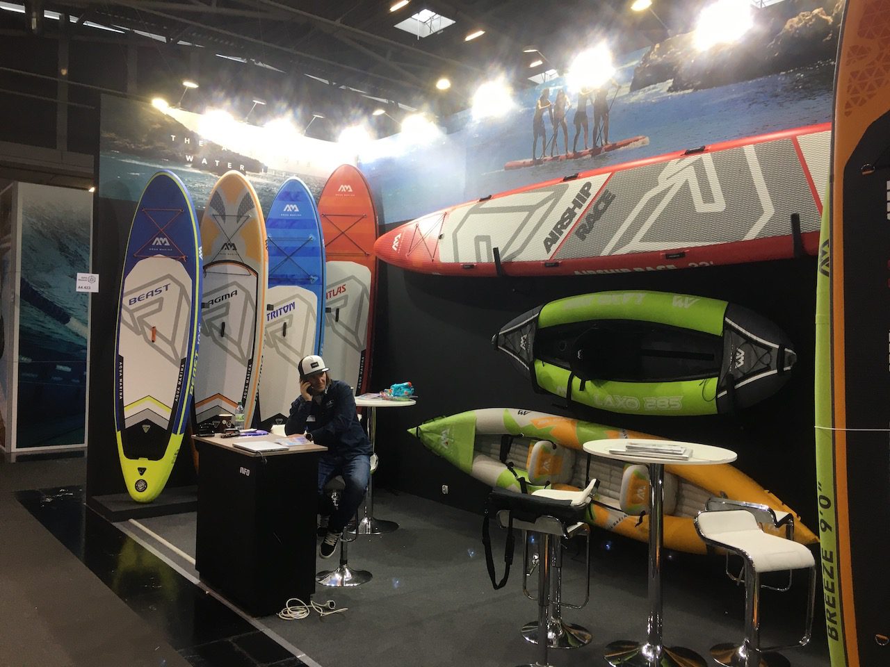 Aqua Marina booth
