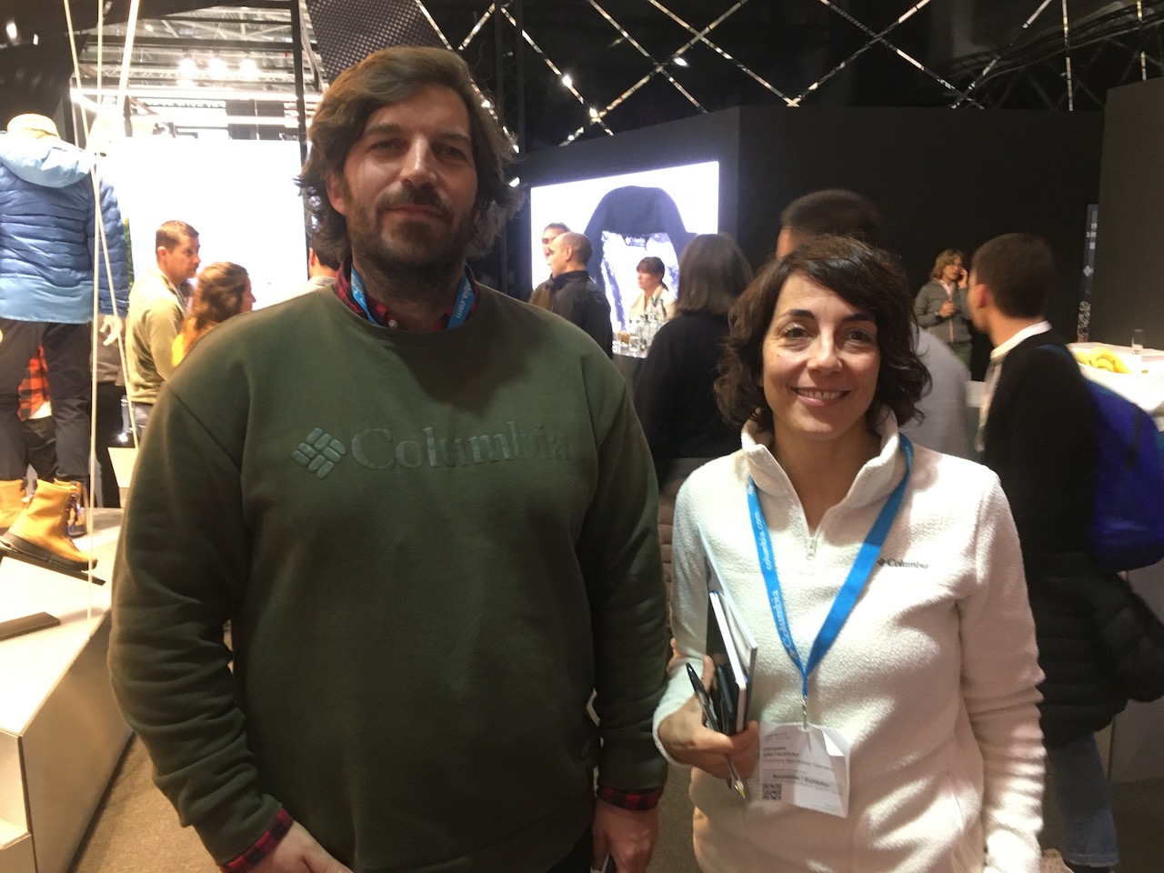 Columbia’s Romain Cancilleri-Michy and Christelle Bretaudeau