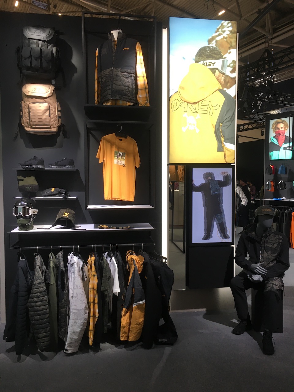 Oakley Stale Sandbech signature collection with packs, goggles, helmets, shoes, clothing  and technical outerwear