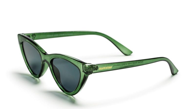 Skateistan x CHPO green sunglasses