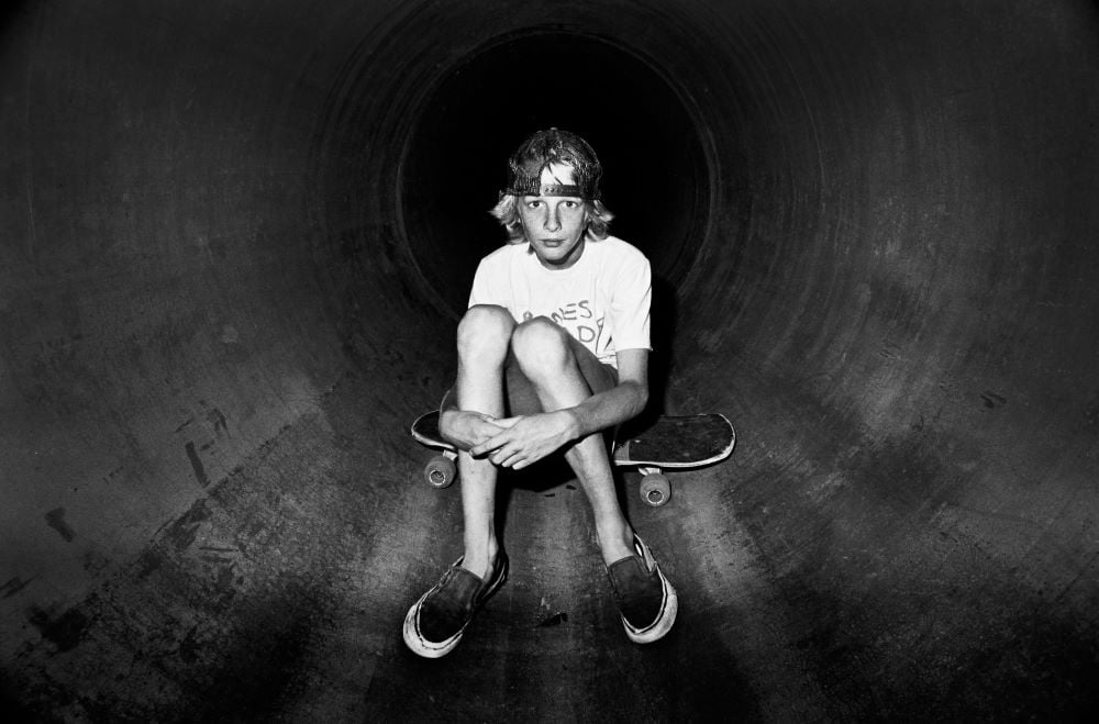 A young Tony Hawk, 1983 by Grant Brittain