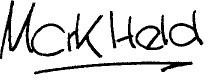 Mark Held signature