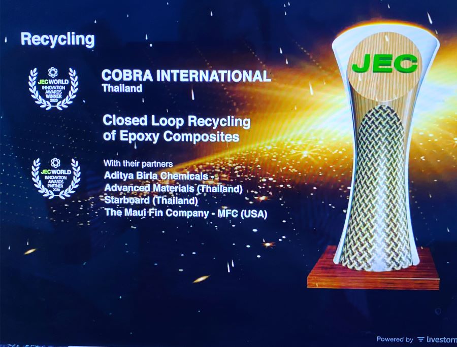 COBRA Win JEC Award