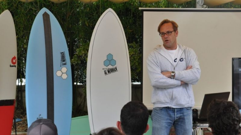 Torq's GM Sebastian Wenzel during the 2016 Torq sales meeting, Mundaka, Basque Country. Photo-