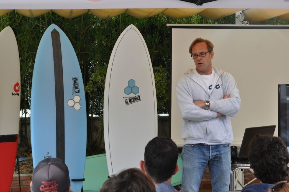 Torq's GM Sebastian Wenzel during the 2016 Torq sales meeting, Mundaka, Basque Country. Photo-