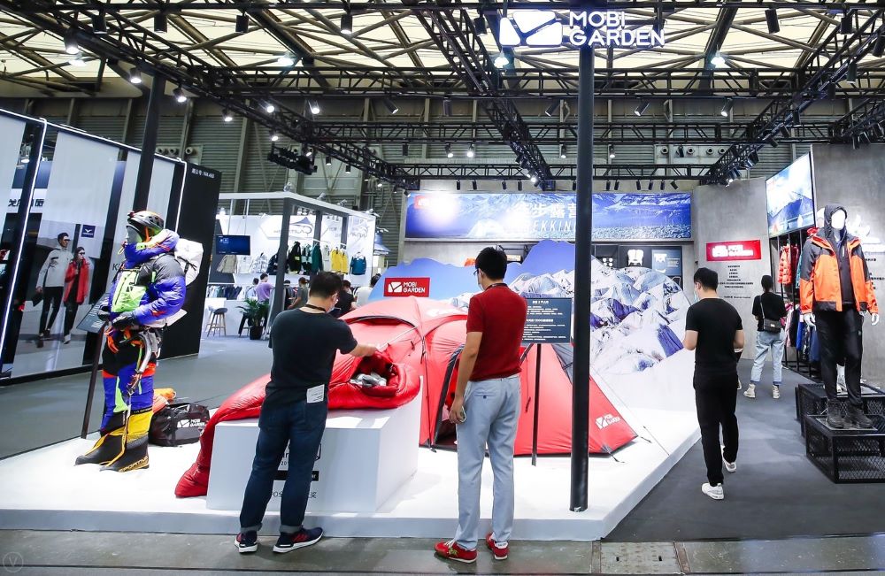 ISPO Shanghai sets an important symbol for restart. Image credit- Messe München