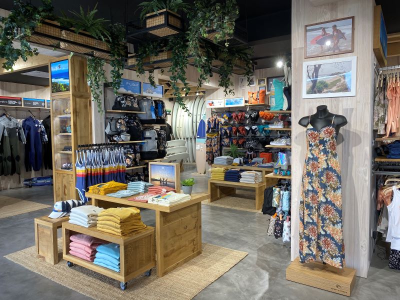 Inside Rip Curl Girl Store