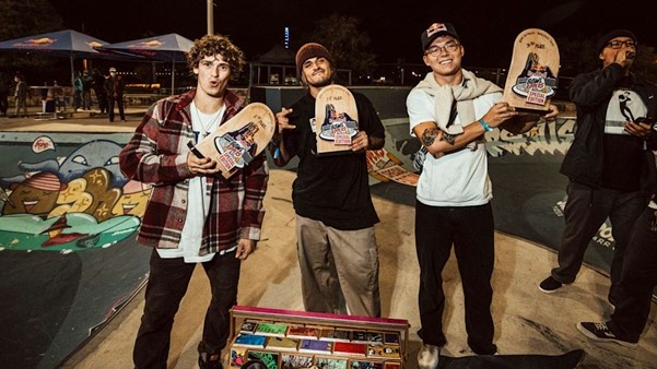 The Red Bull Bowl Rippers 2020 podium by TEDDY MORELLEC RED BULL CONTENT POOL