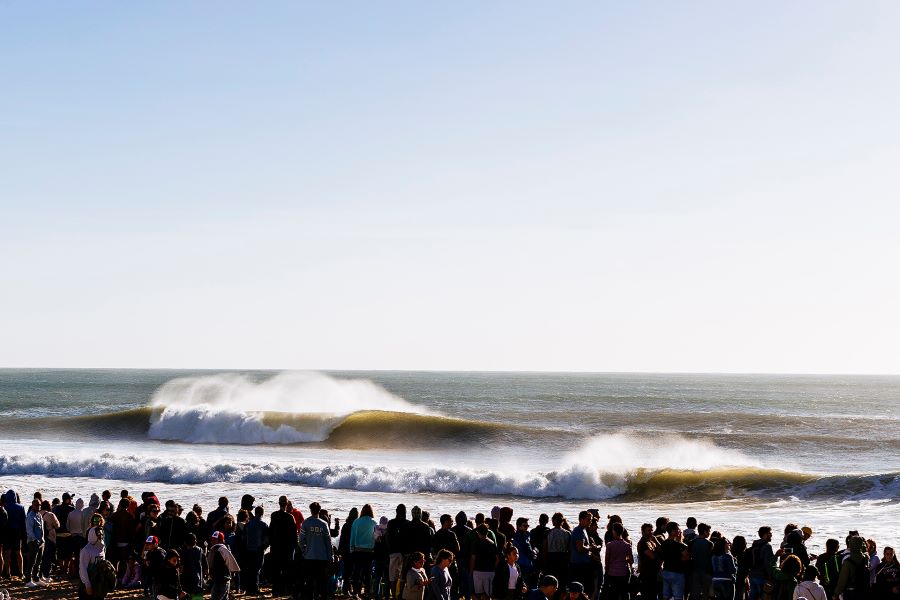 Supertubos, Peniche. Photo credit WSL Pedro Mestre
