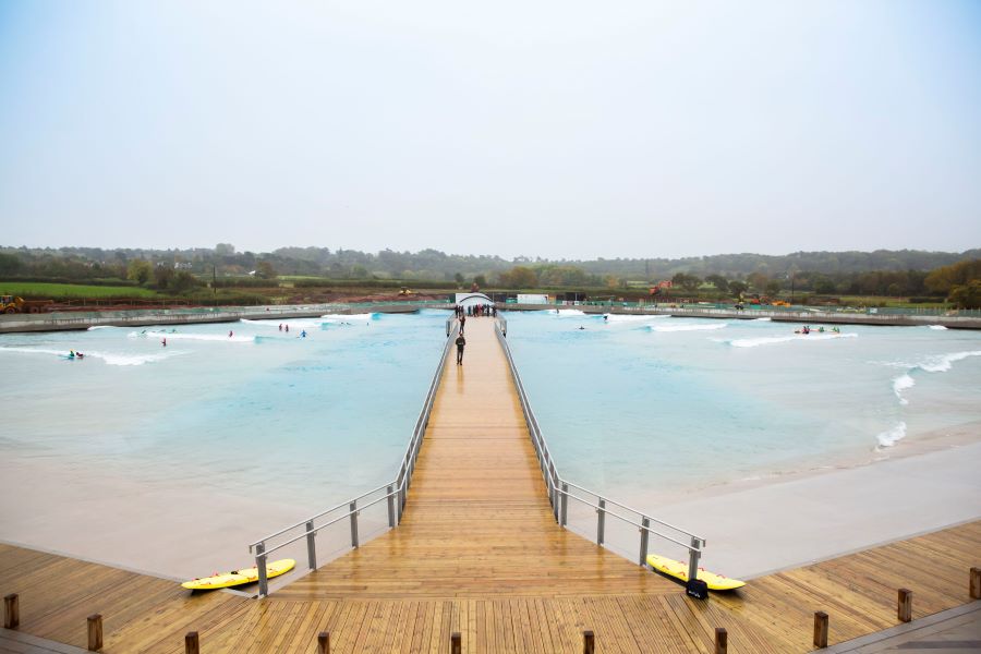 View of The Wave Surf Lake credit TNR