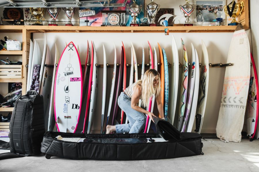 Db surf bag, photo by Alana Spencer