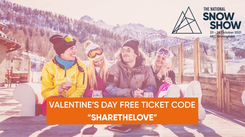 National Snow Show 2021 Valentines free tix offer