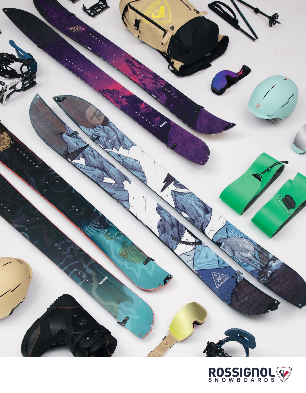 105 rossignol snowboards and goggles