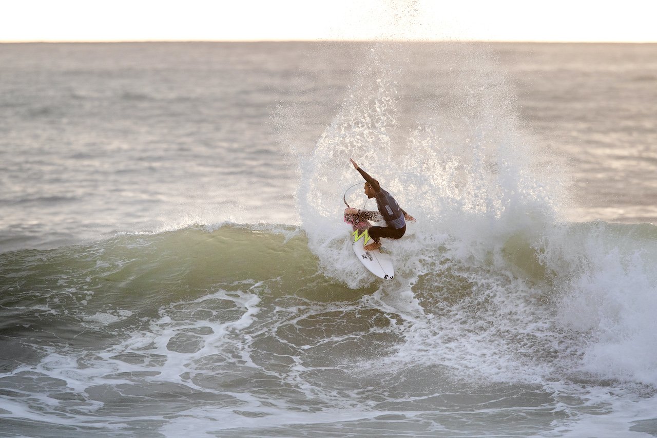 Frederico Morais at the 2020 MEO Portugal Cup Of Surfing (Countdown series event)© WSL : Damien Poullenot
