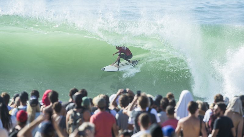 Leonardo Fioravanti at the 2019 Quiksilver Pro France (Championship Tour > Challenger Series)© WSL : Damien Poullenot