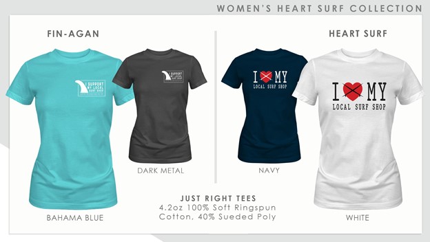 Surf Shop Day, Slant Six Women's Tshirts