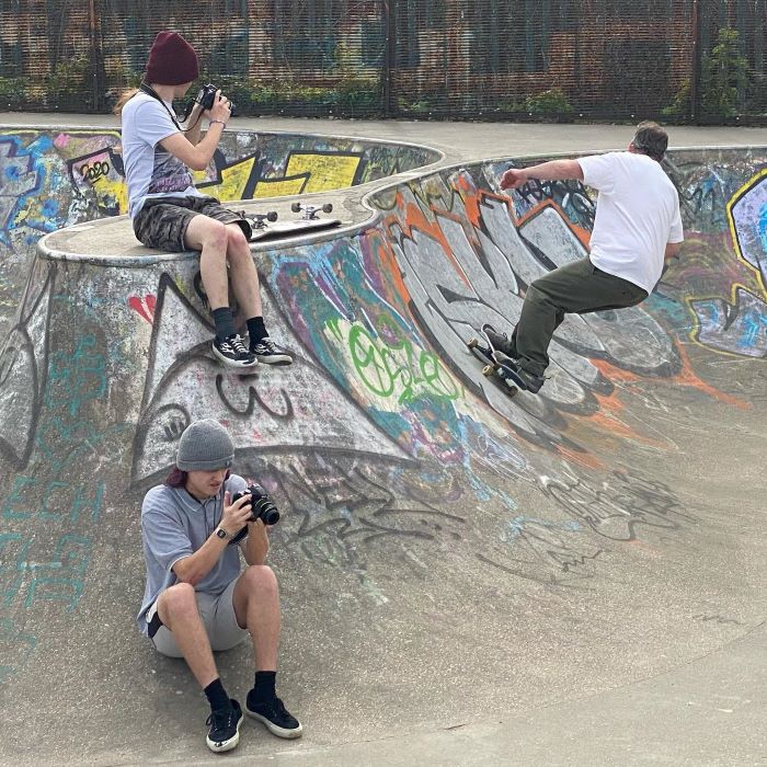 Photography class at the skate park (FAR Skate)