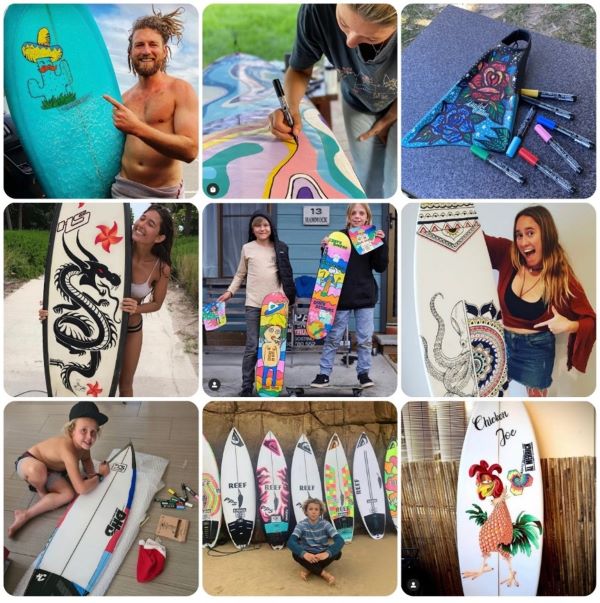 Surfpaint art examples