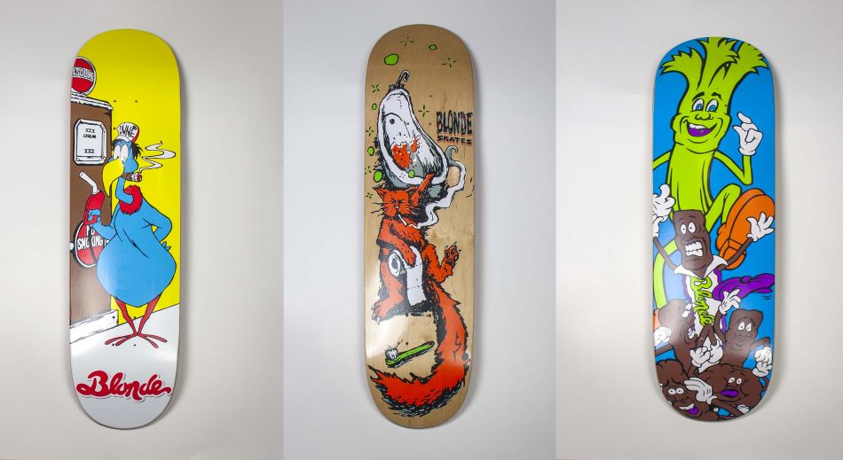 Blonde skateboard decks