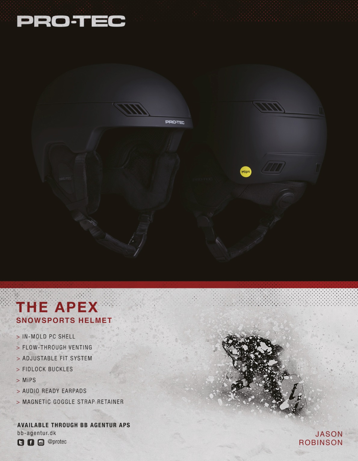 109 Pro Tec Snow Helmets