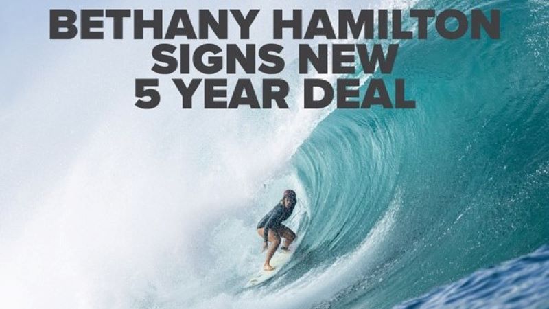 Bethany Hamilton x Rip Curl 5 year deal