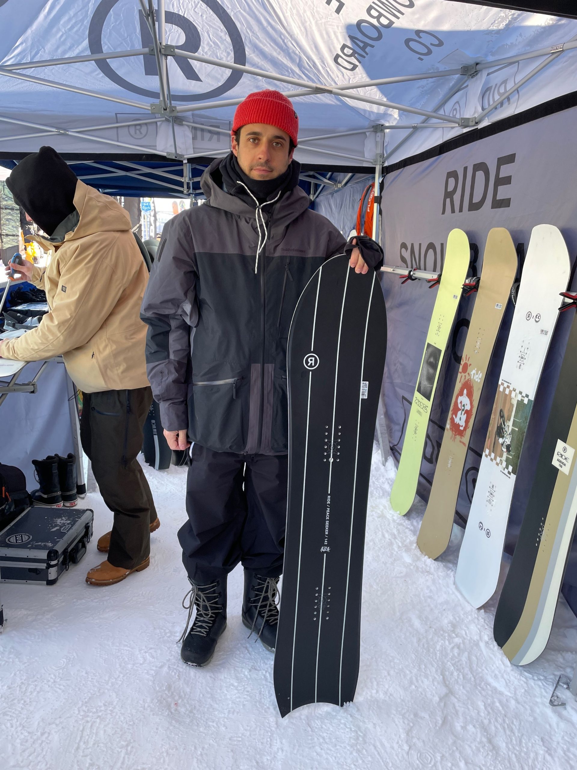 Ride's Peaceseeker Jake Blauvelt signature model short board for POW