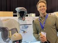 Slide x OTS Jeremy Howard, UK & Ireland Sales Manager Bollé - winner of the ECO Award (In partnership with POW) with the Bollé Eco Atmos Helmet