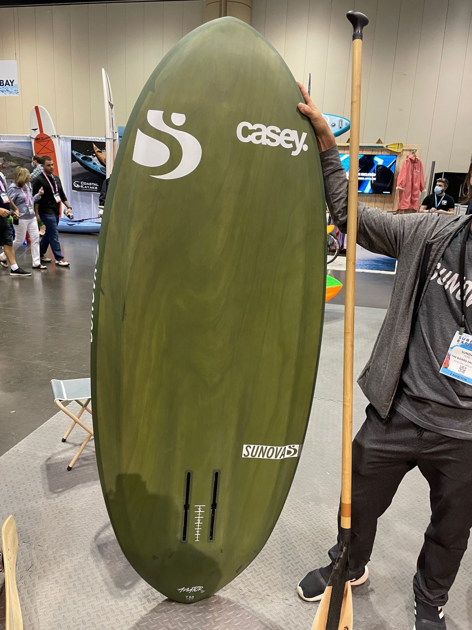 Sunova s James Casey SUP foil board Boardsport SOURCE