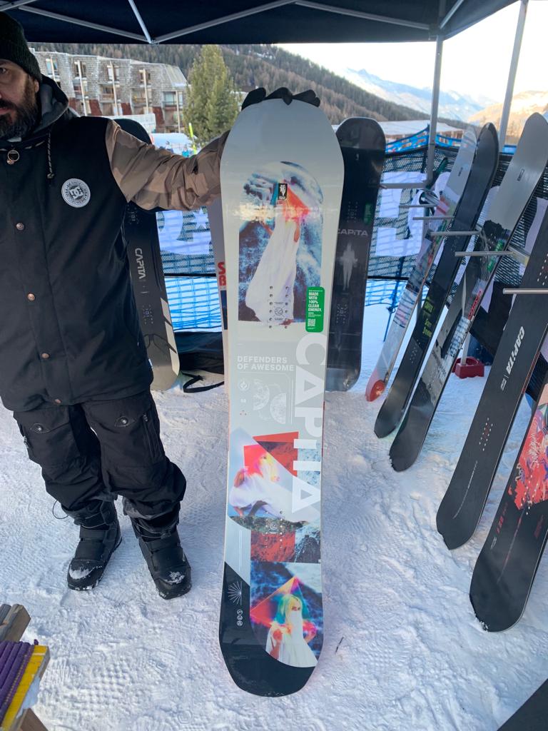 Capita Snowboards bestselling model in Italy is the DOA