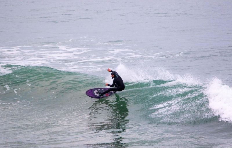 Surfdek action shot