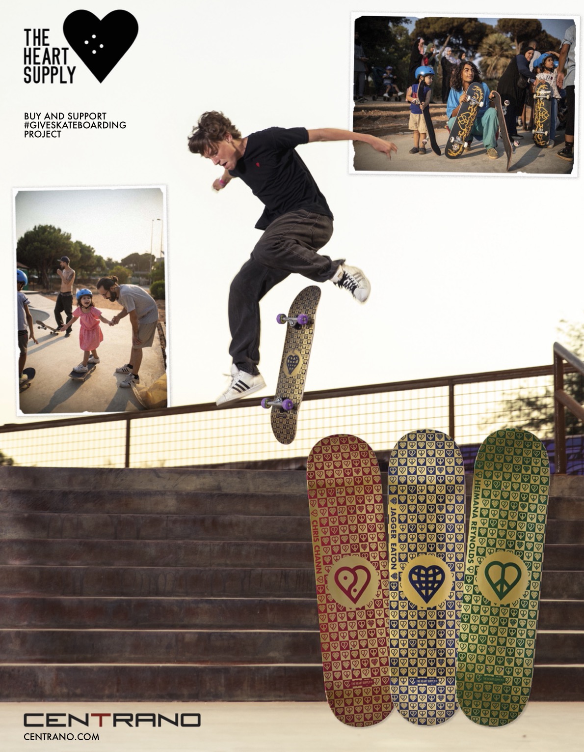 112 Heartsupply skateboard