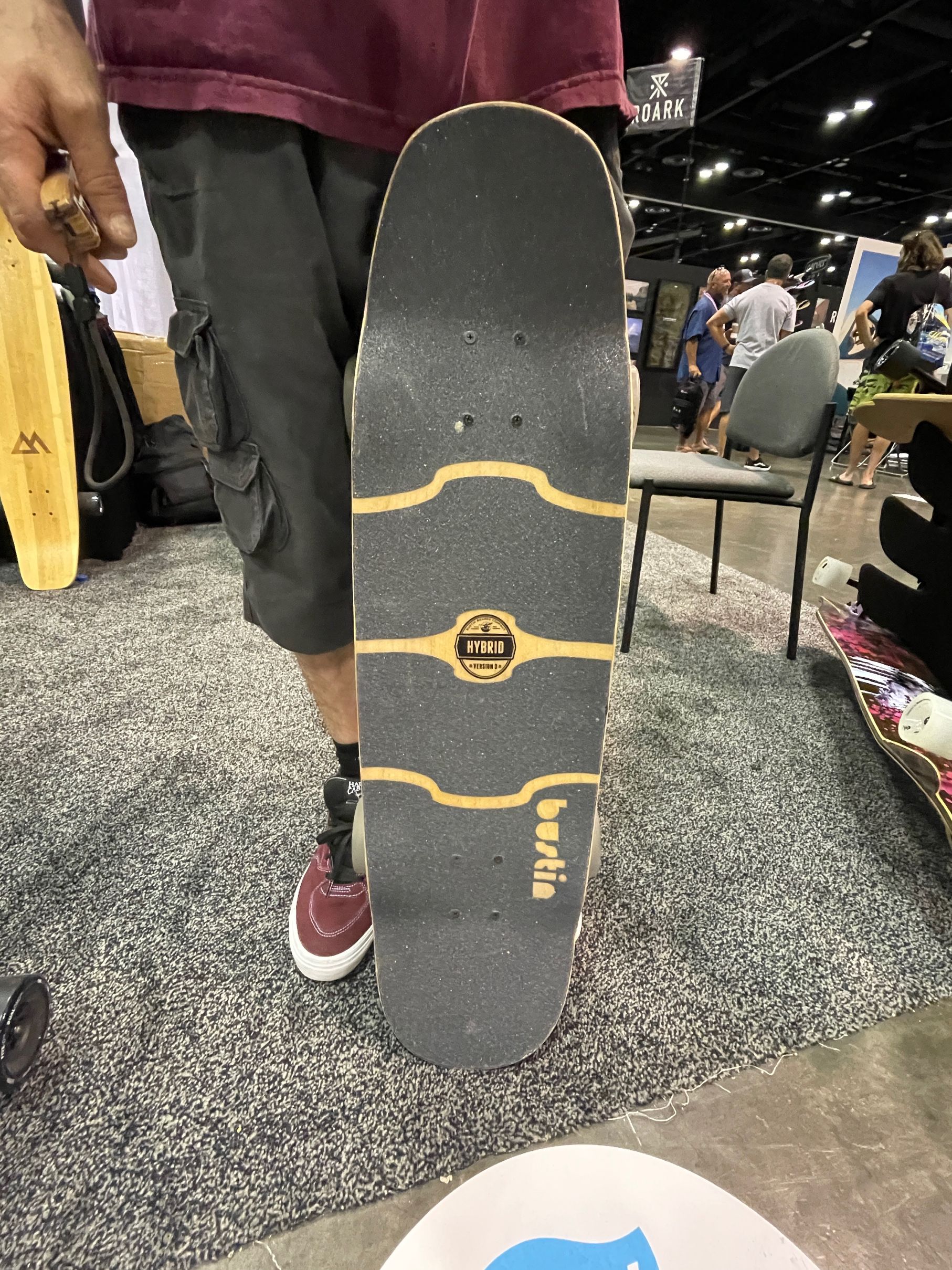 Bustins Boards Yoface hybrid electric skateboard designed for tricks