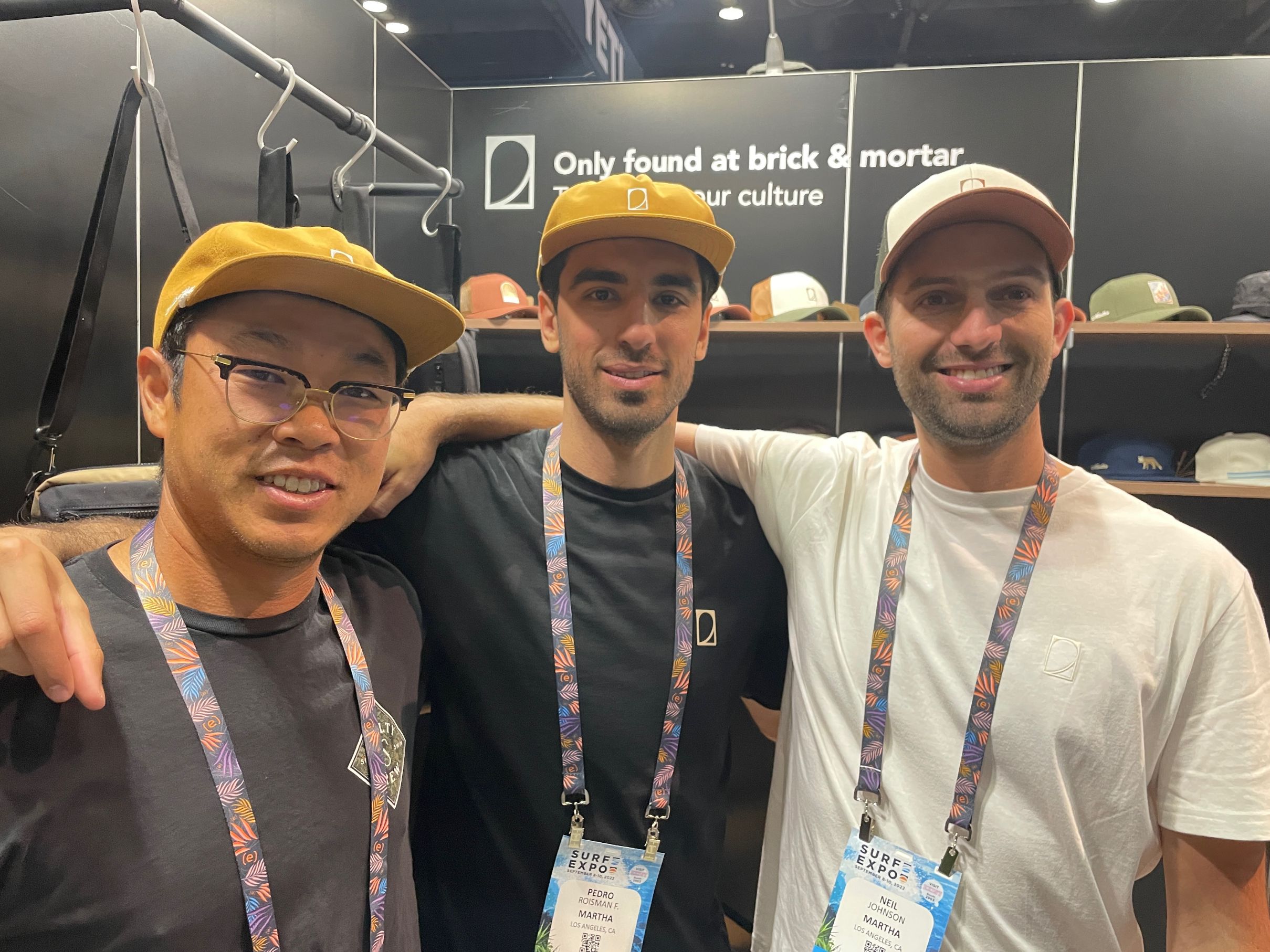Matha’s Albert Shim, Pedro Roisman and Neil johnson and