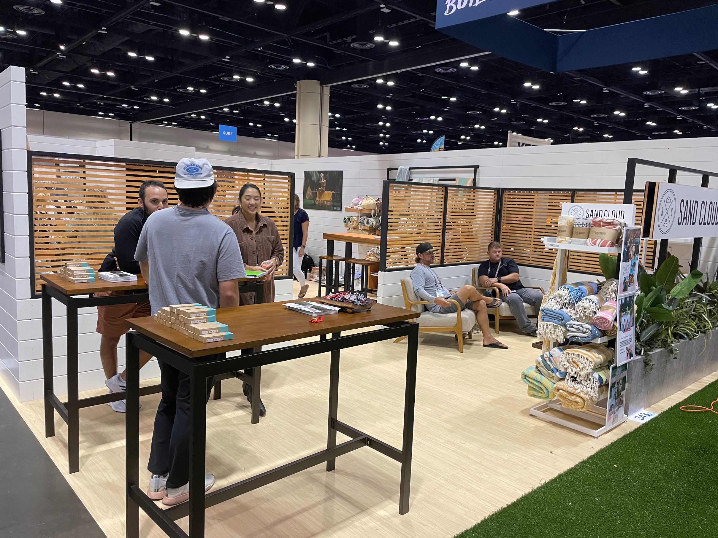Sand Cloud booth