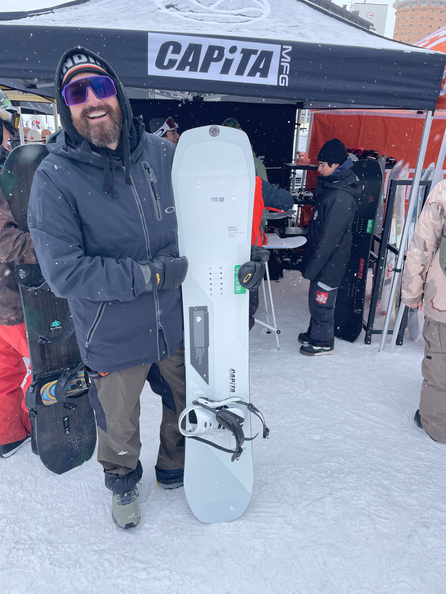 Capita’s new Mega Death pumped up update of the Black Snowboard of Death